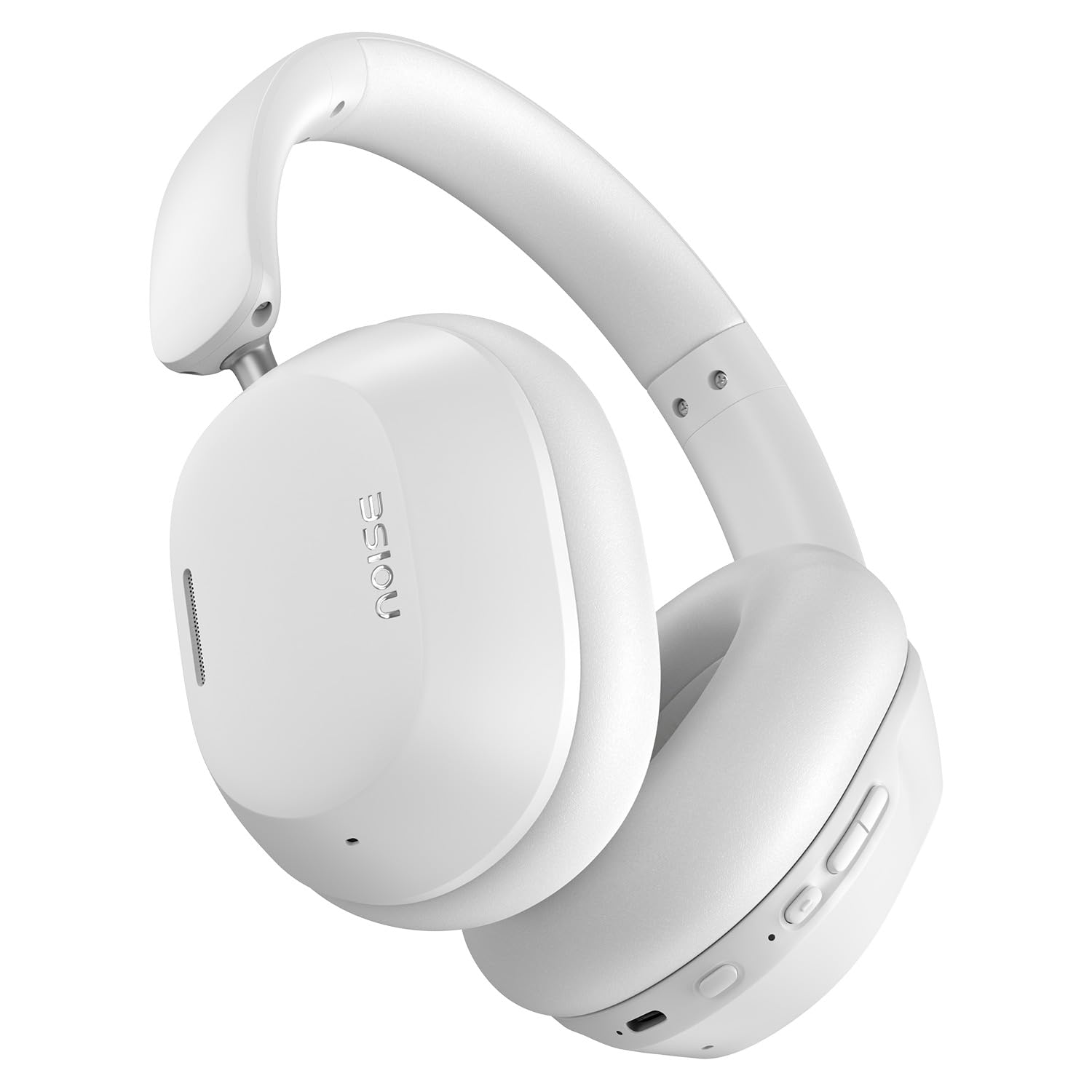 Noise Airwave Max 5 Wireless Over-Ear Headphones with Adaptive Hybrid ANC (up to 50dB), HFA Tech, 80H Playtime, Dual Pairing(Calm Beige)