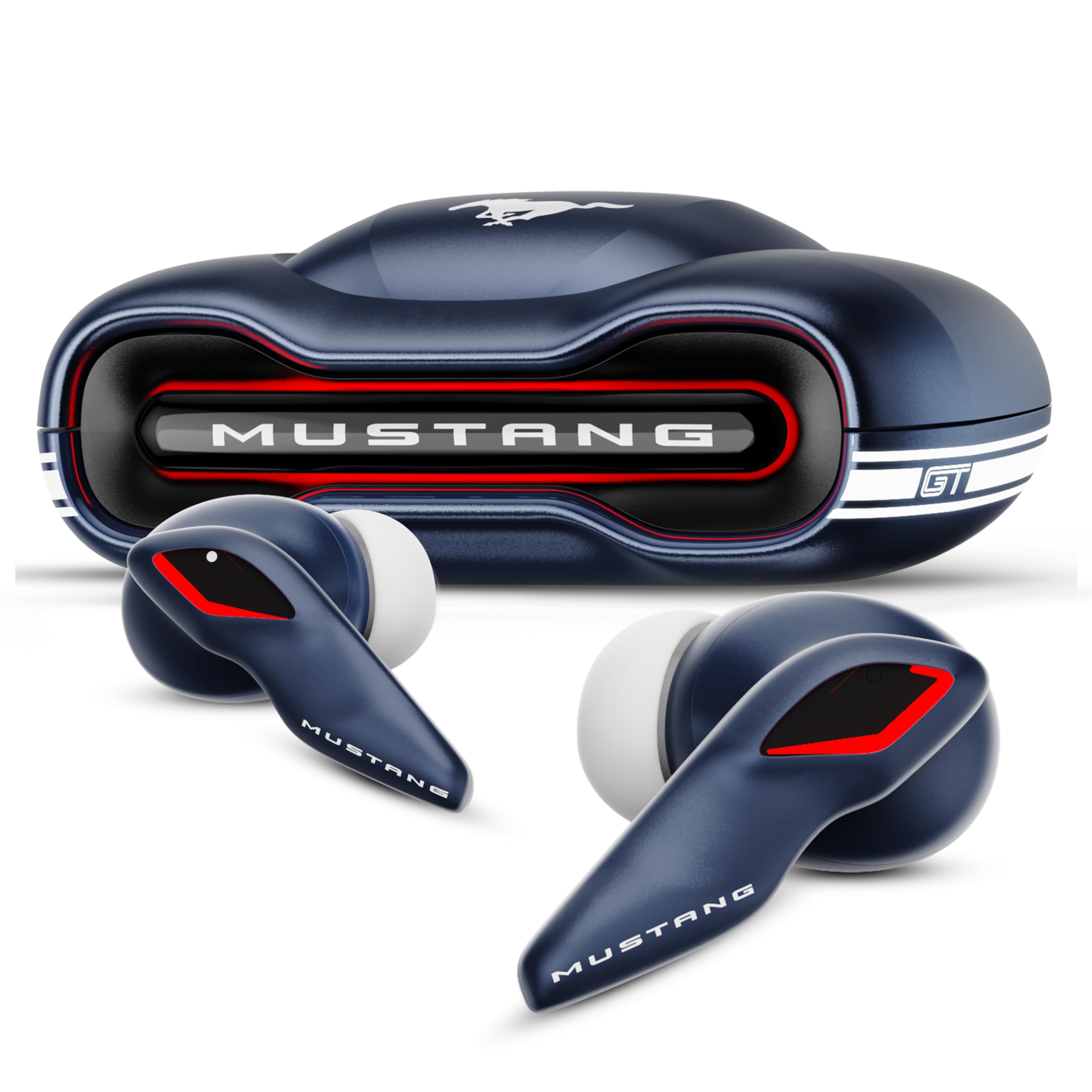 Boult GOBOULT (Formerly Mustang Torq Wireless in Ear Earbuds with 60H Playtime, App Support, Quad Mic ENC, 45ms Low Latency, 13mm Driver, Breathing LEDs, Made in India Ear Buds Wireless (Yellow)