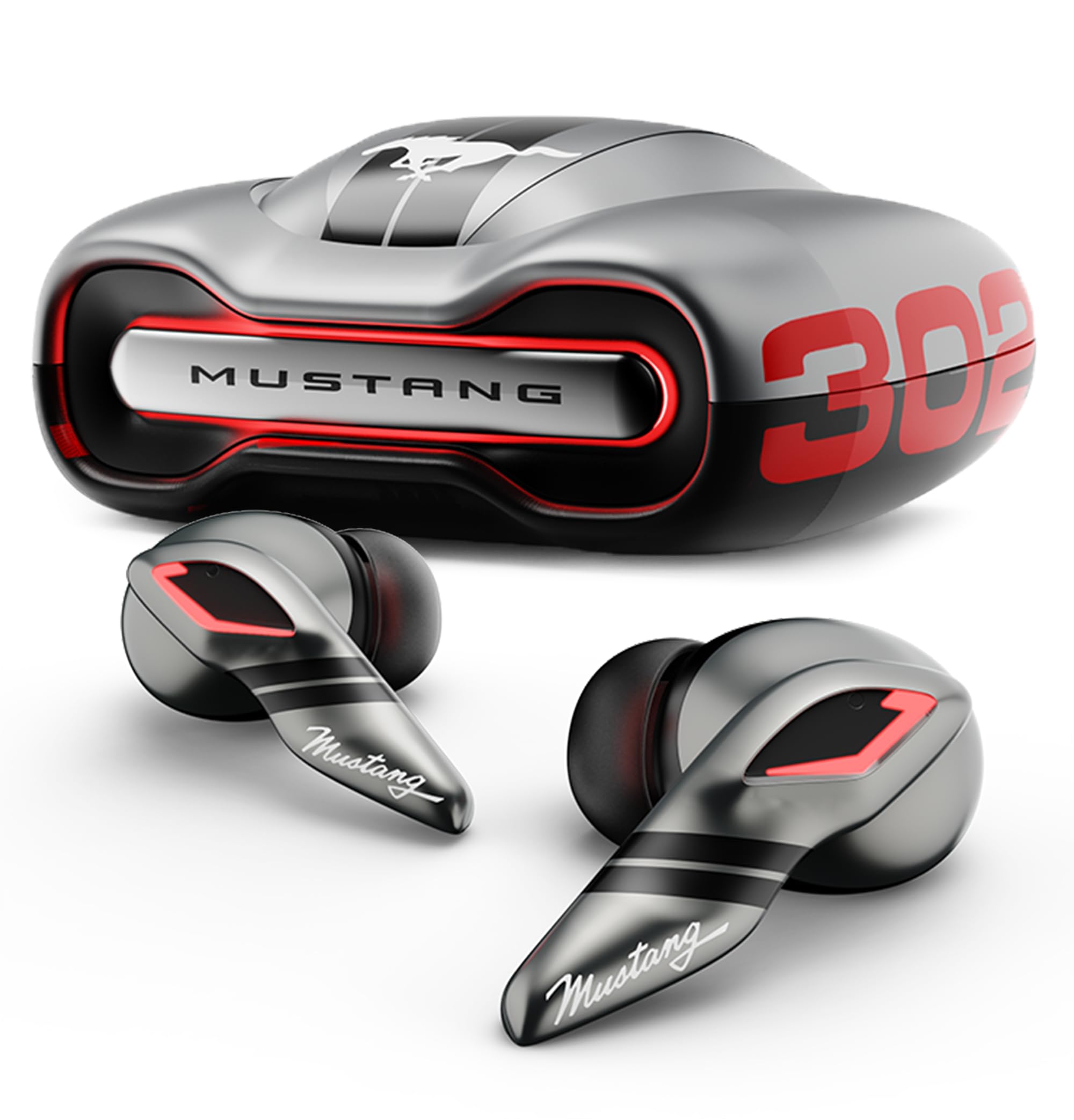 Boult GOBOULT (Formerly Mustang Torq Wireless in Ear Earbuds with 60H Playtime, App Support, Quad Mic ENC, 45ms Low Latency, 13mm Driver, Breathing LEDs, Made in India Ear Buds Wireless (Yellow)